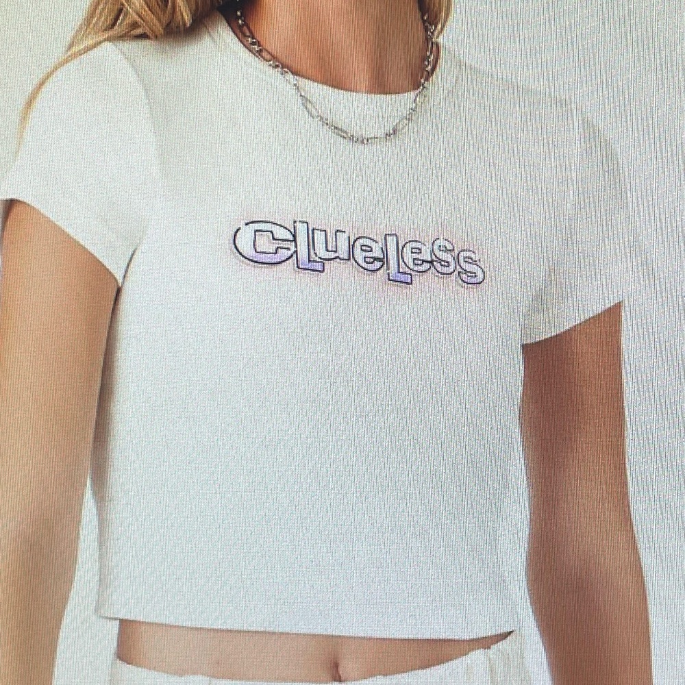 Clueless cropped tshirt
